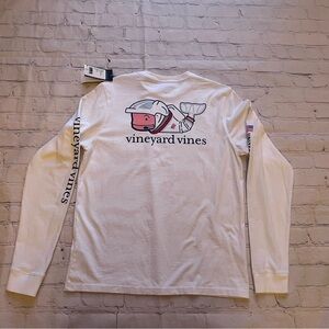 Vineyard Vines Youth Astronaut Long Sleeve Pocket Tee